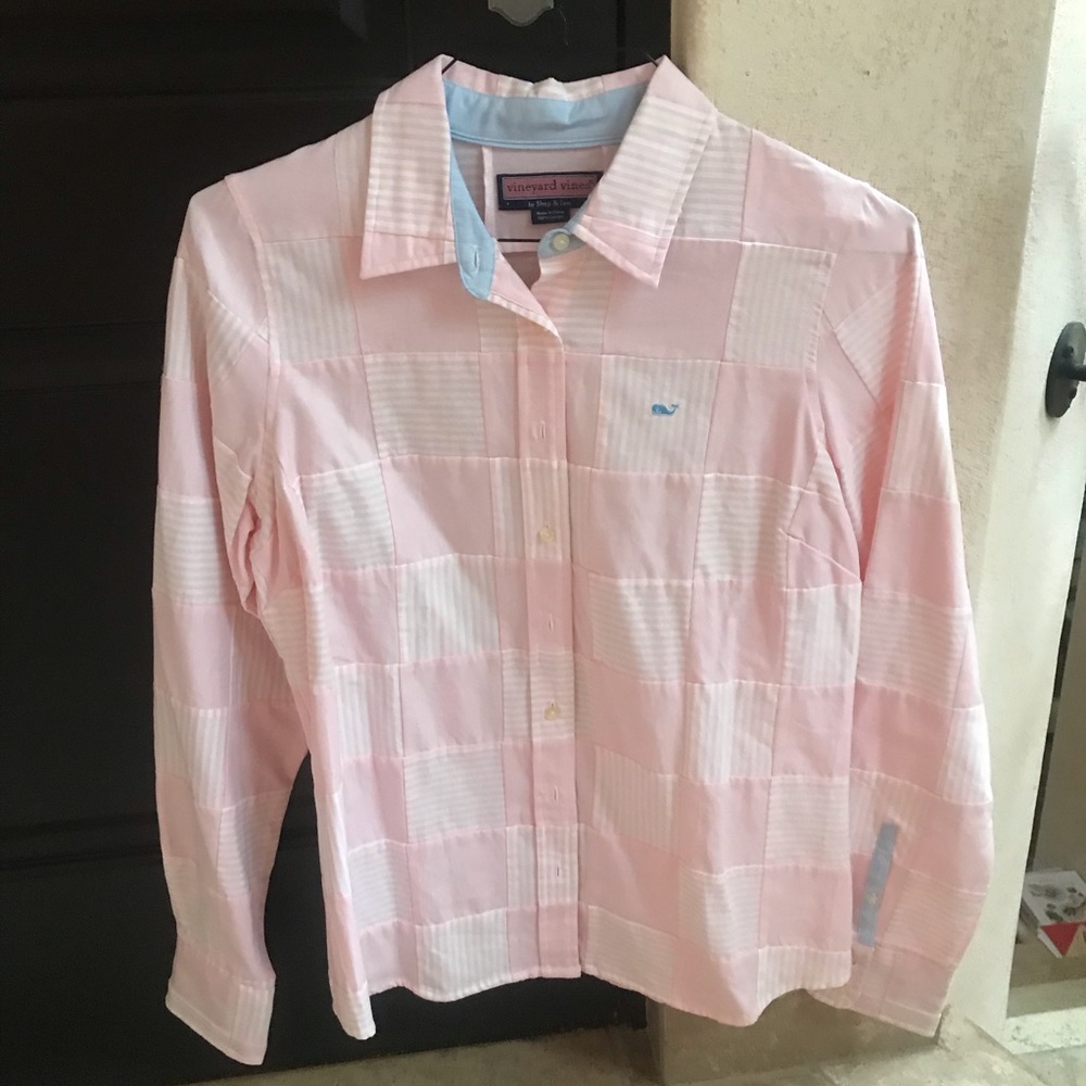 Vineyard Vines Pink Button Down Shirt